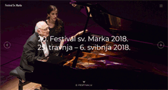 Desktop Screenshot of festivalsvmarka.hr