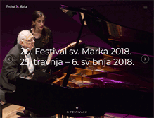 Tablet Screenshot of festivalsvmarka.hr